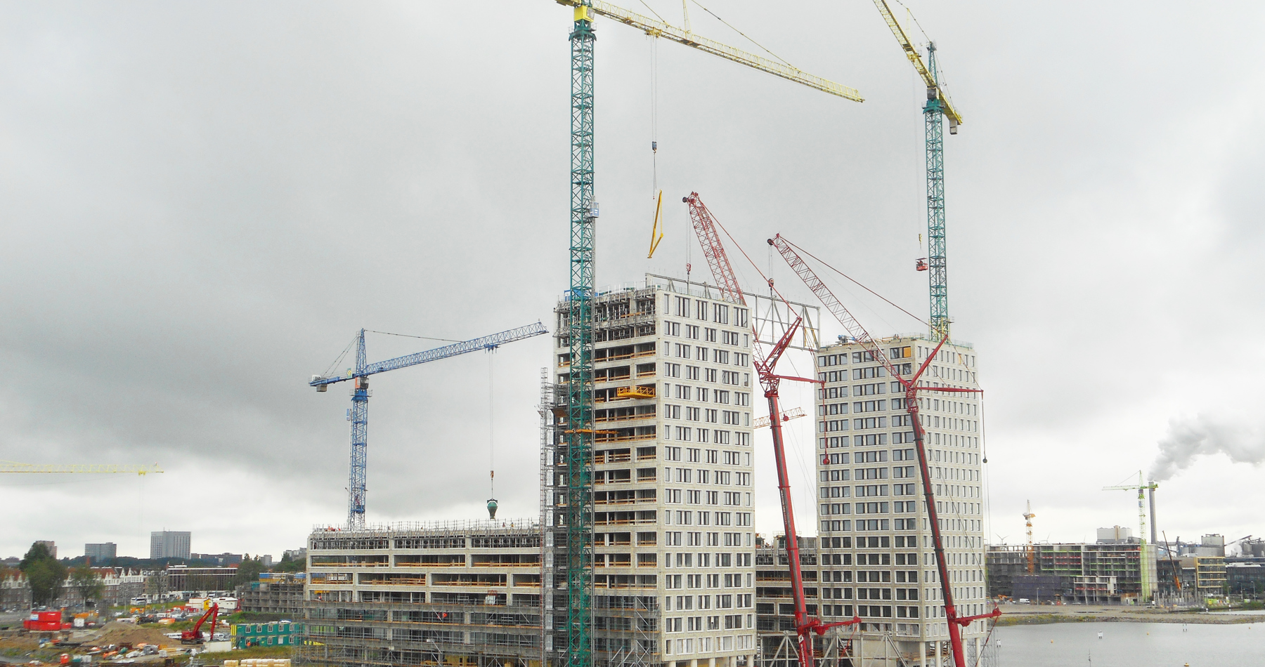 Fachmannschaft Kranfahrer übertrefft alles am Projekt Pontsteiger Amsterdam