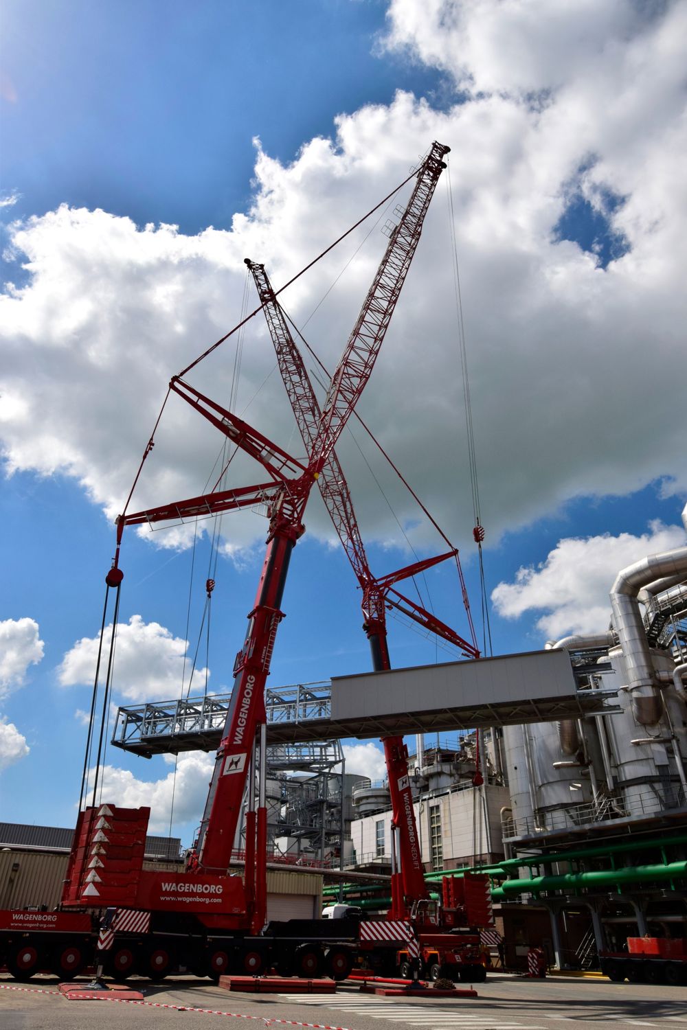 Tandemlift mit Teleskop Mobilkrane