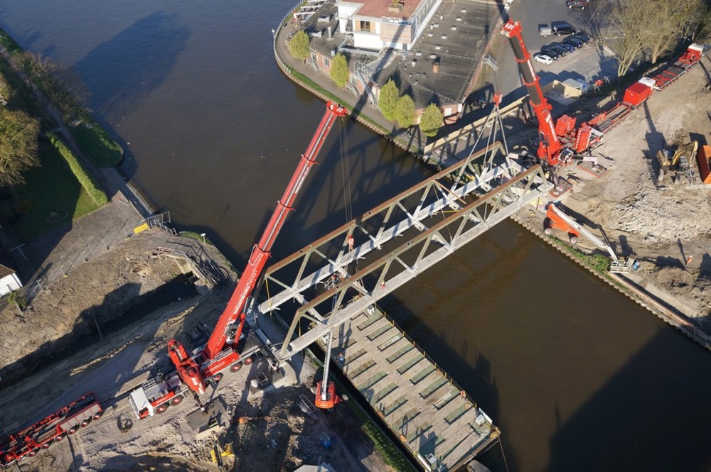 Tandemlift mit Teleskop Mobilkrane 