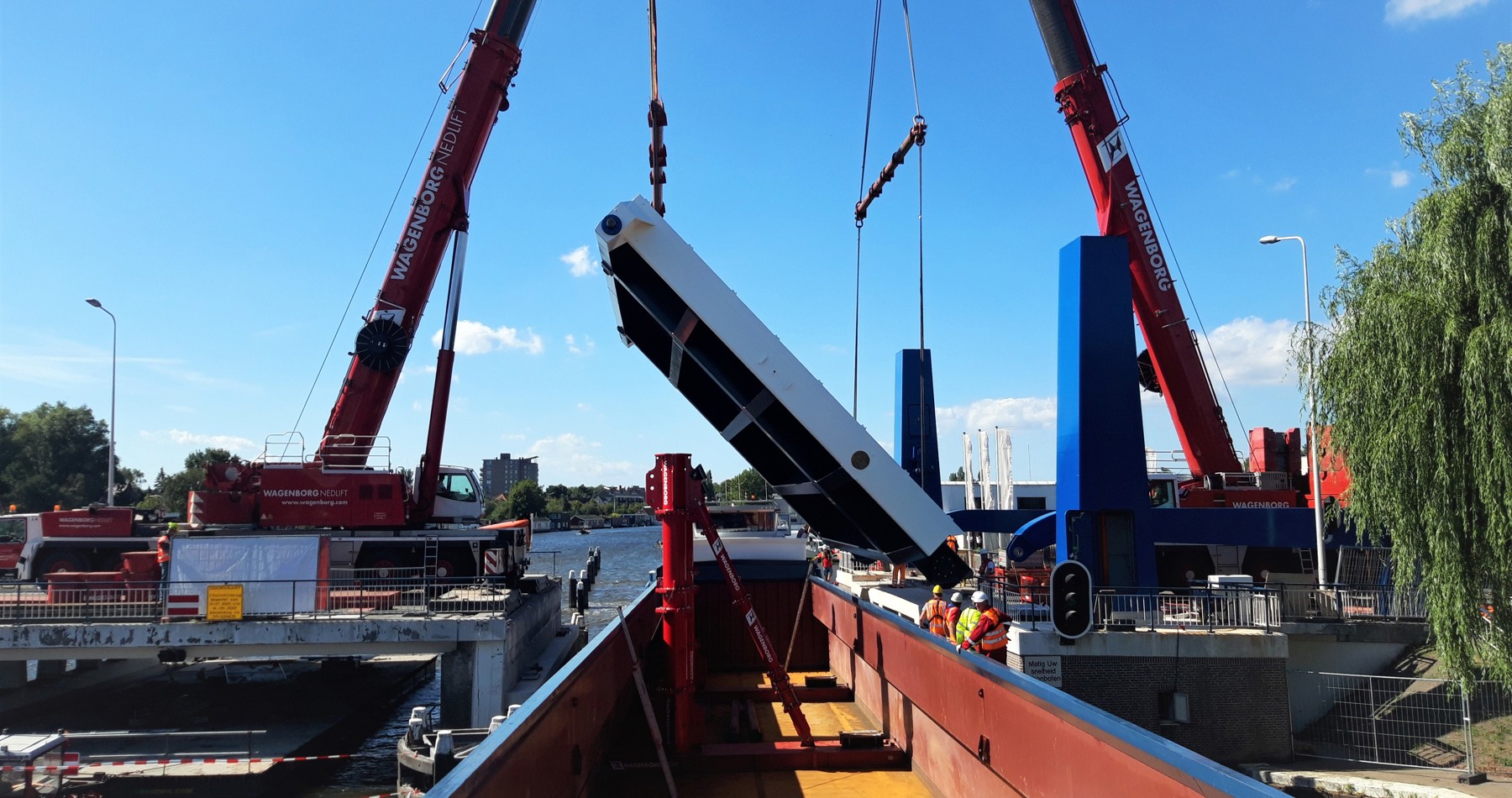 Intelligente Denkarbeit beim Austausch der Churchill-Brücke in Leiden