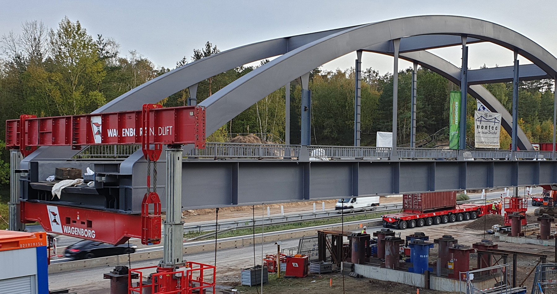 Der einzigartige Einsatz einer Bahnbrückenplatte