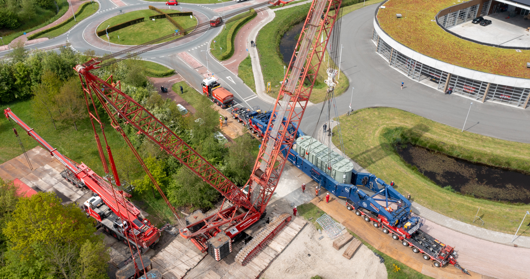 Ein außergewöhnlicher Transportvorgang in Zeijerveen