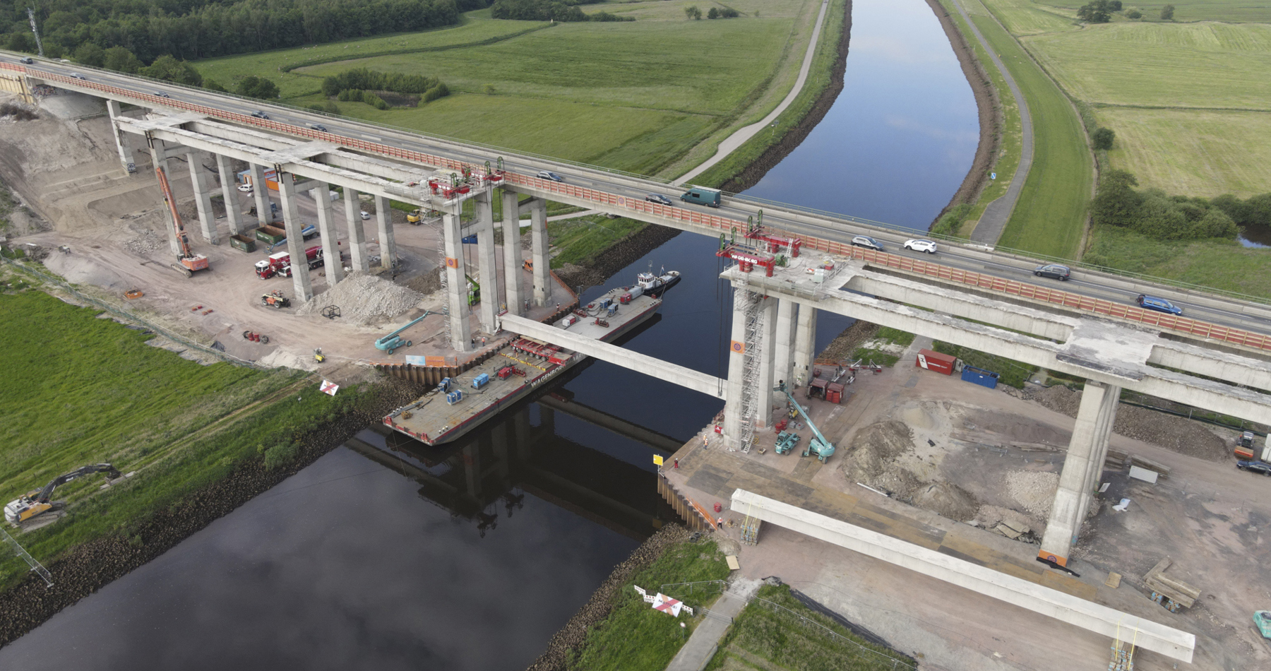 Wagenborg contributes to building project new Hunte bridge in Germany